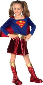 Unbranded Fancy Dress - Child Deluxe Supergirl Costume Small
