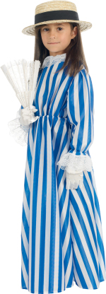 Unbranded Fancy Dress - Child Edwardian Girl Costume BLUE