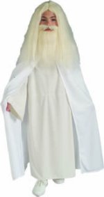 Unbranded Fancy Dress - Child Gandalf Costume (white) Age 3-4
