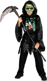 Unbranded Fancy Dress - Child Ghoul Reaper Lenticular Costume Medium
