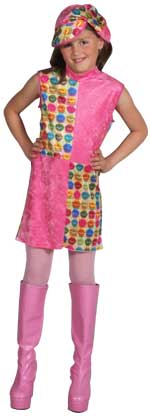 Unbranded Fancy Dress - Child Hot Lips Dress and Hat