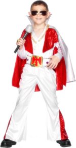 Unbranded Fancy Dress - Child Licensed Elvis Rockstar Costume Small