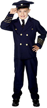 Unbranded Fancy Dress - Child Pilot Costume Small
