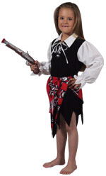 Unbranded Fancy Dress - Child Pirate Girl Costume Extra Small