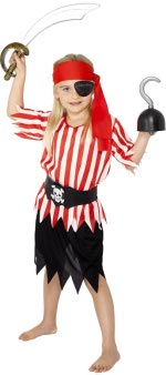 Unbranded Fancy Dress - Child Pirate Girl Costume