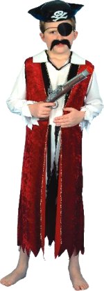 Unbranded Fancy Dress - Child Pirate King Costume Medium