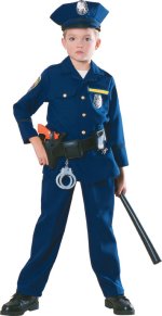 Unbranded Fancy Dress - Child Police Officer Costume Age 3-4