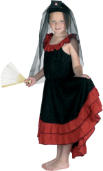 Unbranded Fancy Dress - Child Spanish Florentina Flamenco Costume