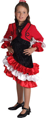 Unbranded Fancy Dress - Child Spanish Girl Costume Extra Small