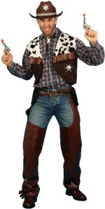 Unbranded Fancy Dress - Cowboy Waistcoat and Chaps