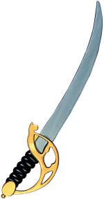 Unbranded Fancy Dress - Deluxe Bucaneer Sword (Adult Size)