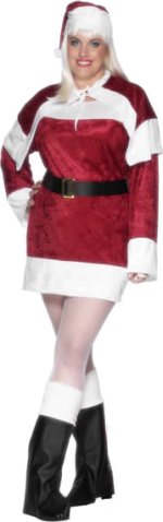 Unbranded Fancy Dress - Deluxe Miss Santa Costume (FC)