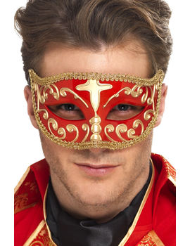 Unbranded Fancy Dress - Devil Masked Ball Mask