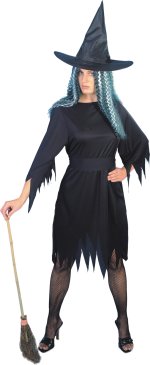 Fancy Dress - Economy Witch Costume Standard