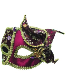 Unbranded Fancy Dress - Floral Masked Ball Mask