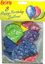 Unbranded Fancy Dress - Happy Birthday Balloons