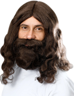 Unbranded Fancy Dress - Jesus Wig and Beard