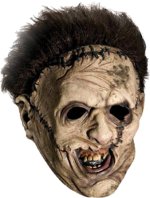 Unbranded Fancy Dress - Leatherface 3/4 Mask With Wig