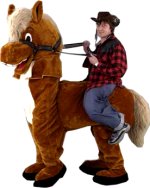 Unbranded Fancy Dress - Luxury Ride On Horse Mascot Costume
