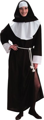 Fancy Dress - Mother Superior Deluxe Costume Dress 8 to 10