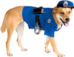 Unbranded Fancy Dress - Pet Police Dog Costume Extra Large