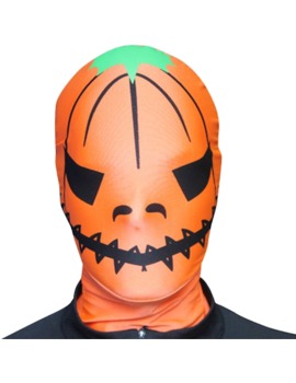 Unbranded Fancy Dress - Pumpkin Morph Mask