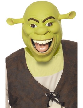 Unbranded Fancy Dress - Shrek Latex Mask