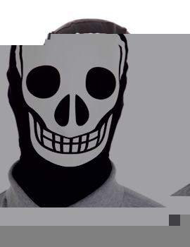 Unbranded Fancy Dress - Skeleton Morph Mask