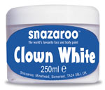 Unbranded Fancy Dress - Snazaroo Clowning White Makeup (250ml)