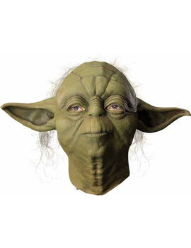 Unbranded Fancy Dress - Star Wars Yoda Mask (Deluxe)