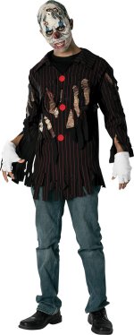 Unbranded Fancy Dress - Teen Corpse Clown Halloween Zombie Costume