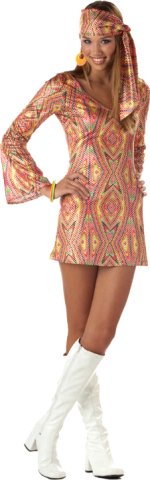 Unbranded Fancy Dress - Teen Disco Dolly 70s Costume