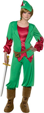 Unbranded Fancy Dress - Teen Female Rebel Toons Peter Pan Costume