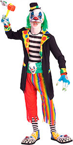 Unbranded Fancy Dress - Teen Halloween Evil Clown Costume