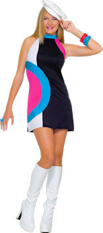 Unbranded Fancy Dress - Teen Mod Girl 60s Costume