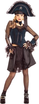 Unbranded Fancy Dress - Teen Pirate Queen Costume