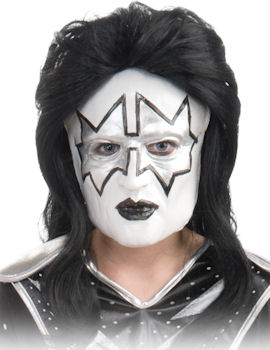 Unbranded Fancy Dress - The Spaceman Kiss Half Mask