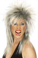 Unbranded Fancy Dress - Tina Wig GREY and BLACK