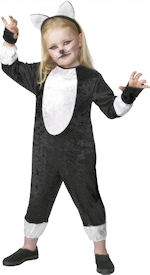 Unbranded Fancy Dress - Toddler Black Cat Costume Small