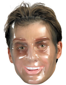 Unbranded Fancy Dress - Transparent Young Man Mask