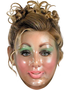 Unbranded Fancy Dress - Transparent Young Woman Mask