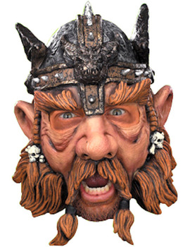 Unbranded Fancy Dress - Viking Warrior Chin-Strap Mask