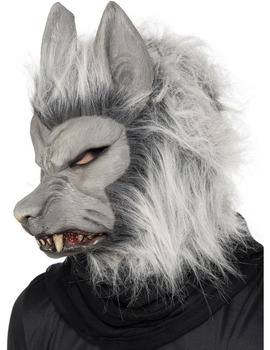 Unbranded Fancy Dress - Werewolf Mask With Hair