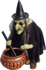 Unbranded Fancy Dress - Witch With Cauldron And Smoke Machine