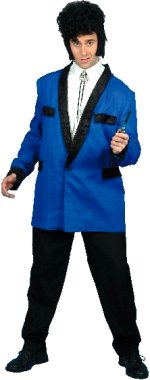 Unbranded Fancy Dress Costumes - 50s Teddy Boy Jacket (BLUE)