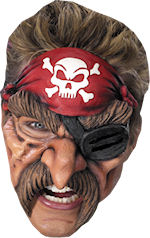 Unbranded Fancy Dress Costumes - Adult Buccaneer Chinless Mask