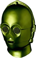 Unbranded Fancy Dress Costumes - Adult C-3PO Collectors Helmet