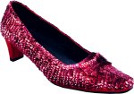 Unbranded Fancy Dress Costumes - Adult Deluxe Red Sequin Shoes Small