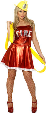 Unbranded Fancy Dress Costumes - Adult Fever Hot Stuff Firegirl Small