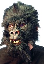 Unbranded Fancy Dress Costumes - Adult Gorilla Mask With Movable Jaw